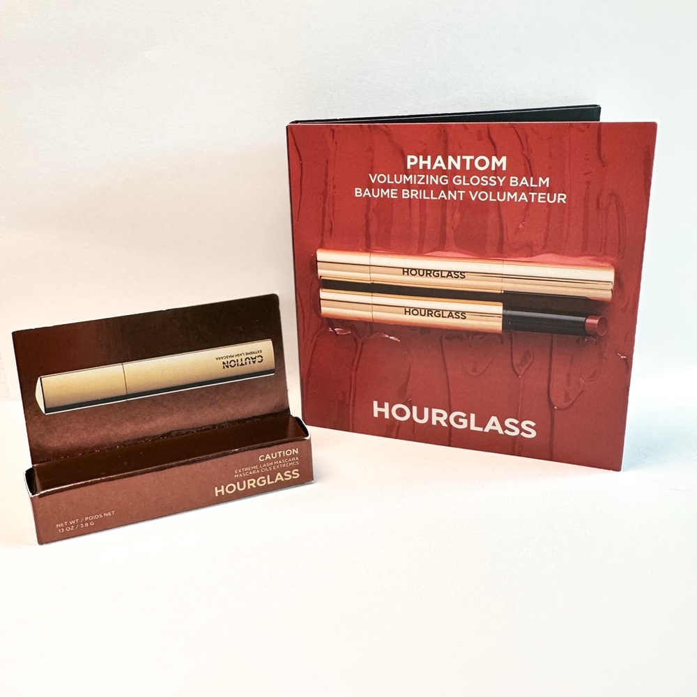 🆕 HOURGLASS Travel Caution Extreme Lash Mascara Phantom Volumizing Glossy Balm